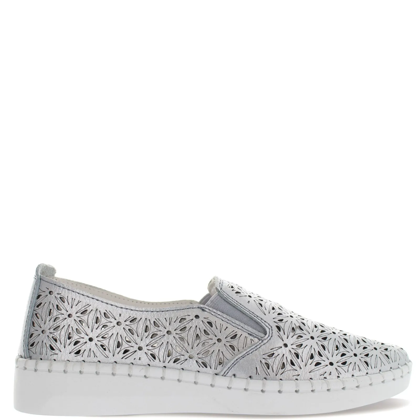 Bernie Mev Sneakers & Athletic|Women's , TW102 Slip-On Silver