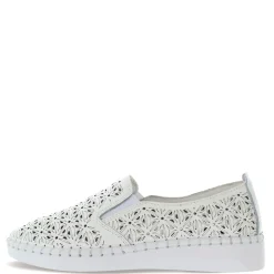 Bernie Mev Slip-On Shoes|Women's , TW102 Slip-On White