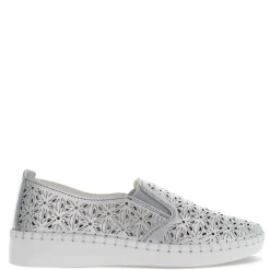 Bernie Mev Slip-On Shoes|Women's , TW102 Slip-On Silver