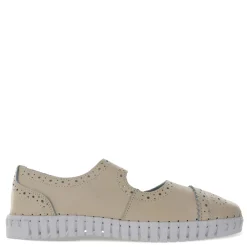 Bernie Mev Flats|Women's , TW75 Slip-On Cream