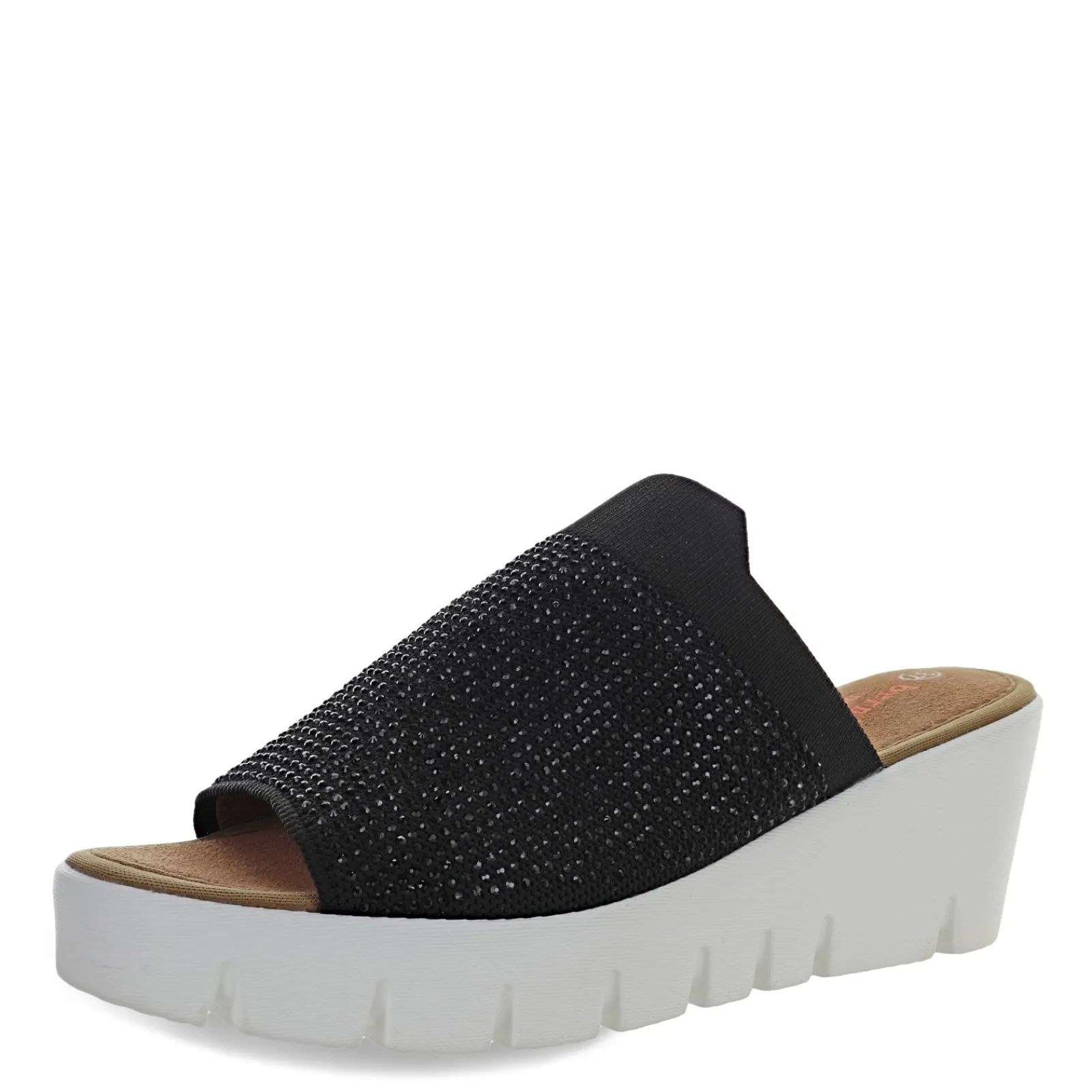 Bernie Mev Sandals|Women's , Venti Crystals Sandal Black