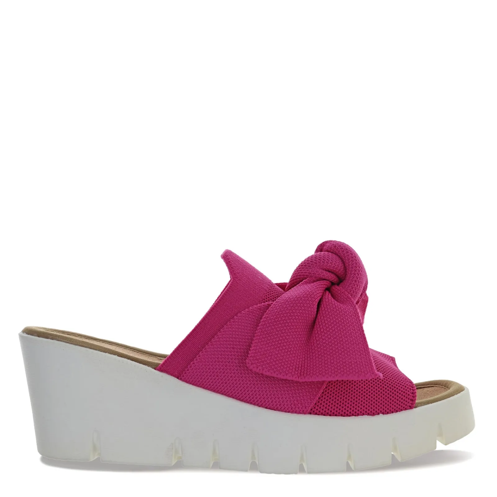 Bernie Mev Wedges|Women's , Venti Freesia Sandal Fuchsia