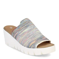 Bernie Mev Wedges|Women's , Venti Iris Sandal Light Rainbow