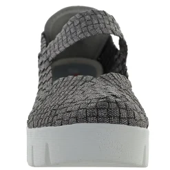 Bernie Mev Wedges|Women's , Venti Lulia Slip-On Smoke