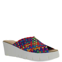 Bernie Mev Wedges|Women's , Venti Summer Sandal Rainbow