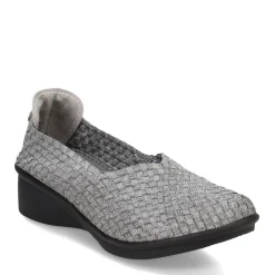 Bernie Mev Wedges|Women's , Yael Fly Slip-On Pewter