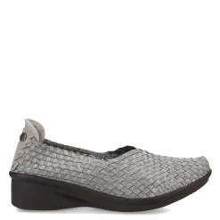 Bernie Mev Wedges|Women's , Yael Fly Slip-On Pewter