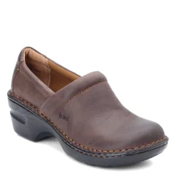 b.o.c Slip-On Shoes|Women's , Peggy Clog Brown Oiled