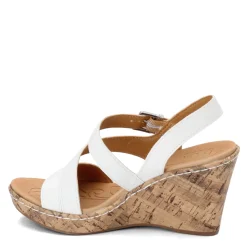 b.o.c Wedges|Women's , Schirra Sandal White