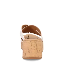 b.o.c Wedges|Women's , Sunny Sandal White