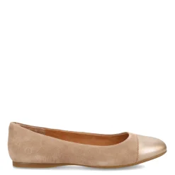 Born Flats|Women's , Batti Flat Taupe/Bronze