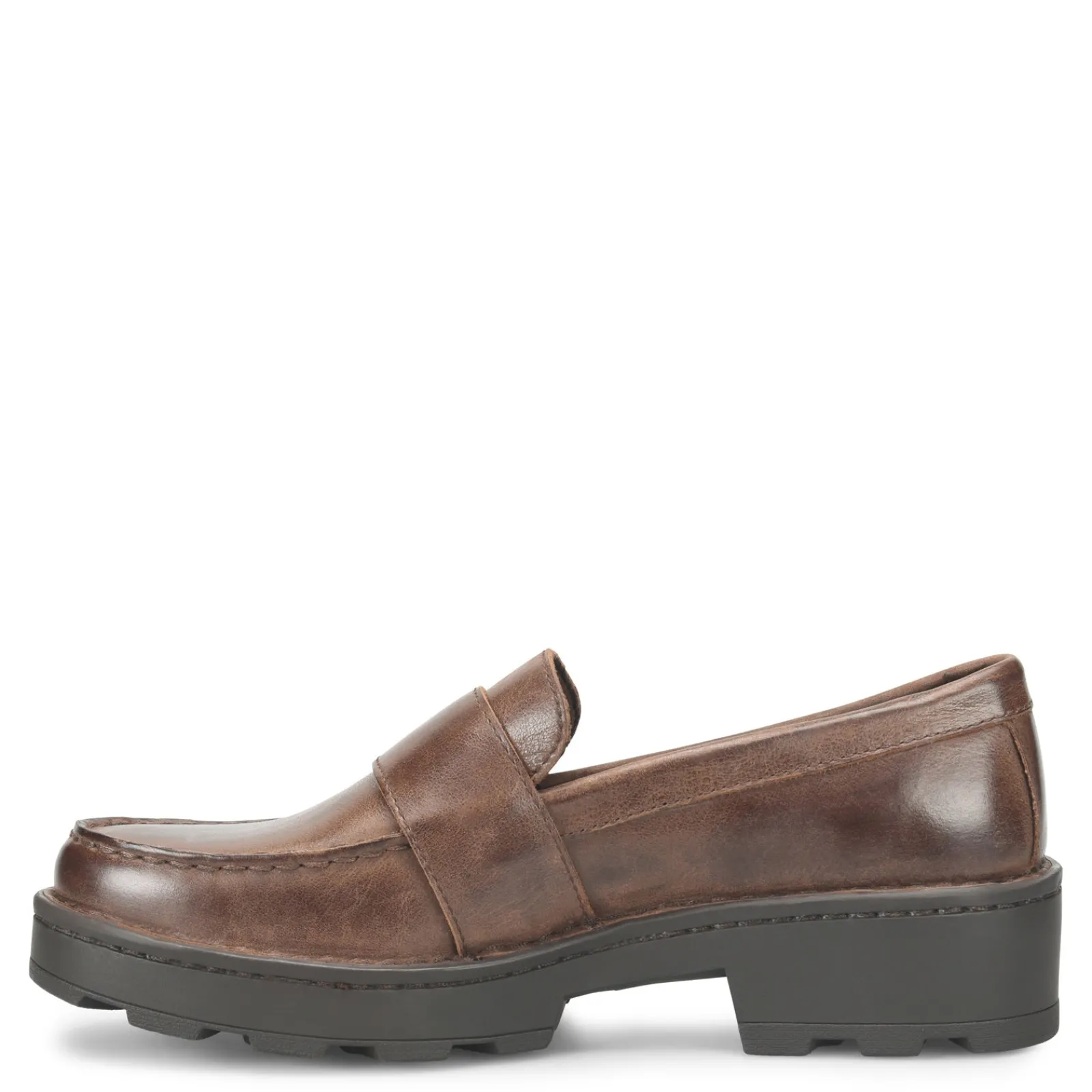 Born Loafers|Women's , Contessa Loafer Dark Brown