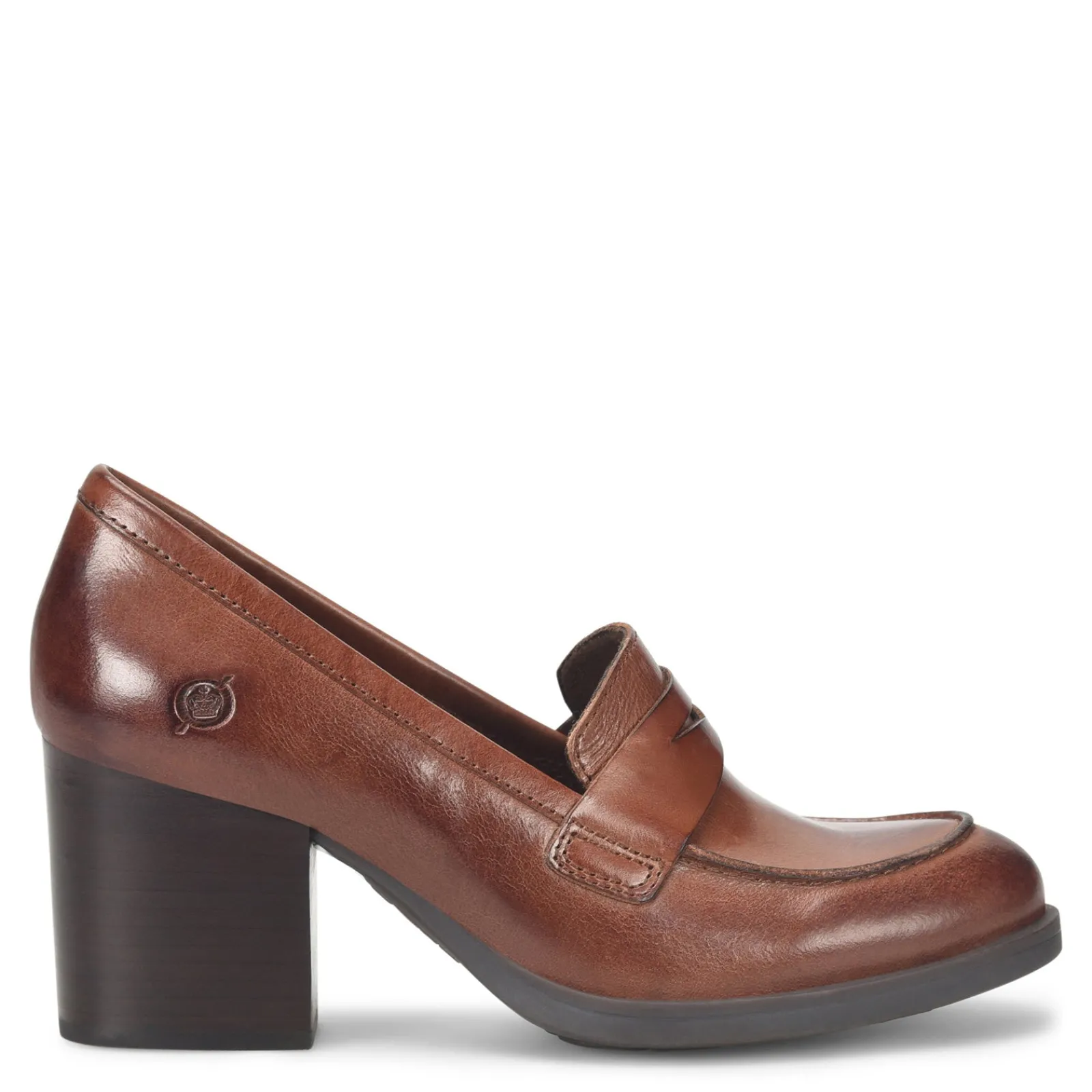 Born Loafers|Women's , Holliston Loafer Pump Brown