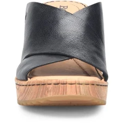 Born Wedges|Women's , Nora Sandal Black