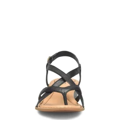 Born Wedges|Women's , Sibyl Sandal Black