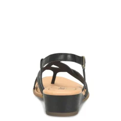 Born Wedges|Women's , Sibyl Sandal Black
