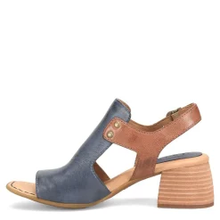 Born Pumps & Heels|Women's , Sylvie Sandal Navy/Brown