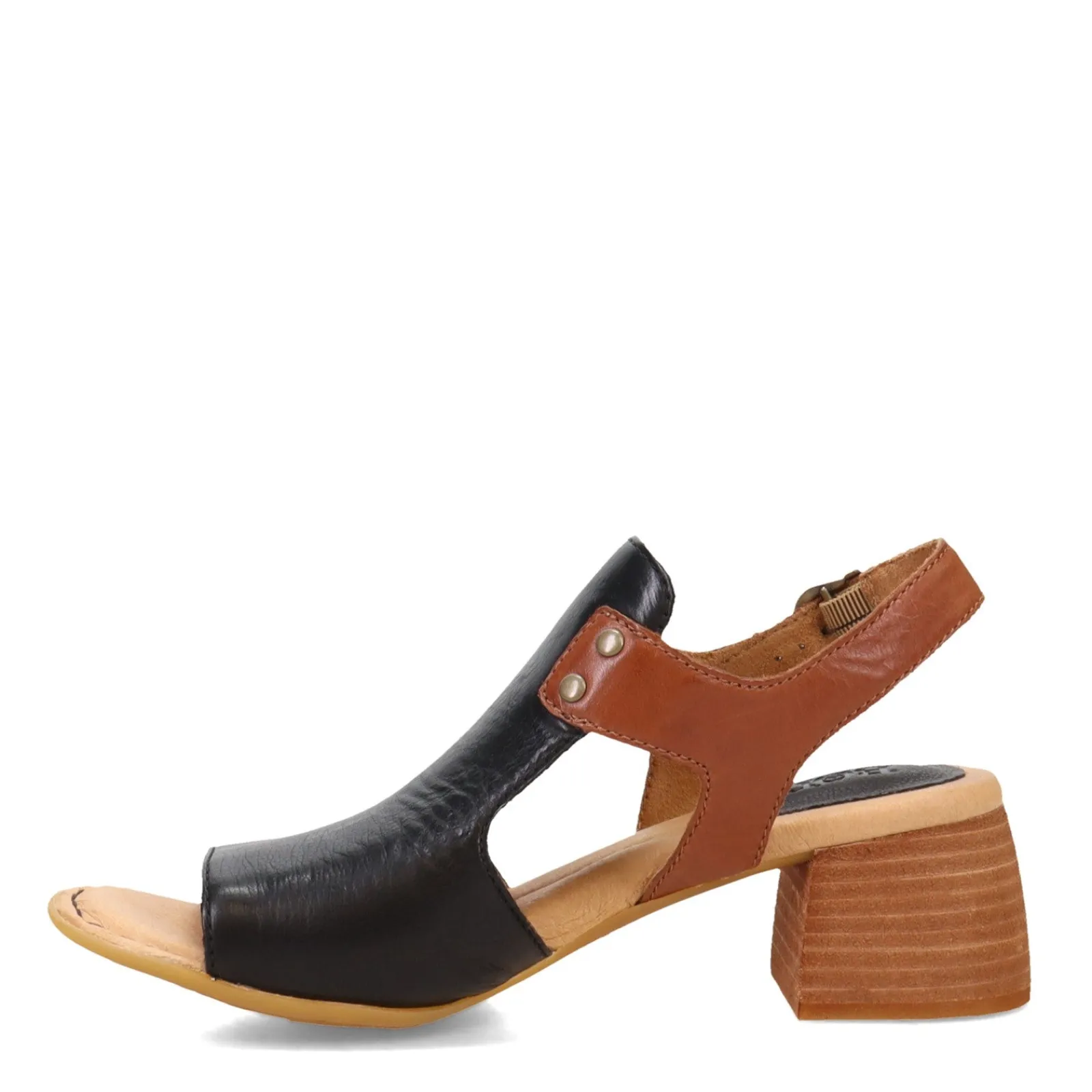 Born Pumps & Heels|Women's , Sylvie Sandal Black/Brown