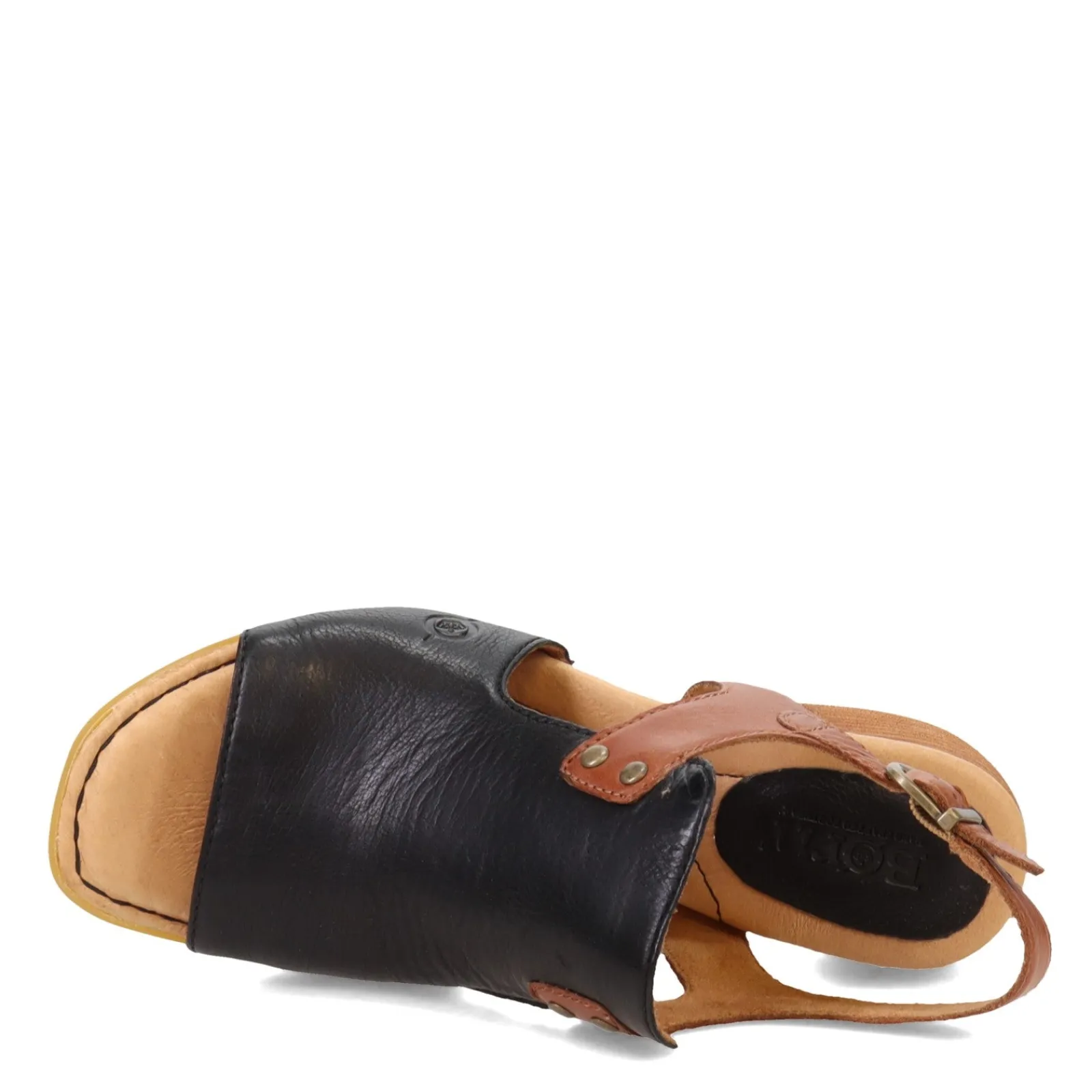 Born Pumps & Heels|Women's , Sylvie Sandal Black/Brown