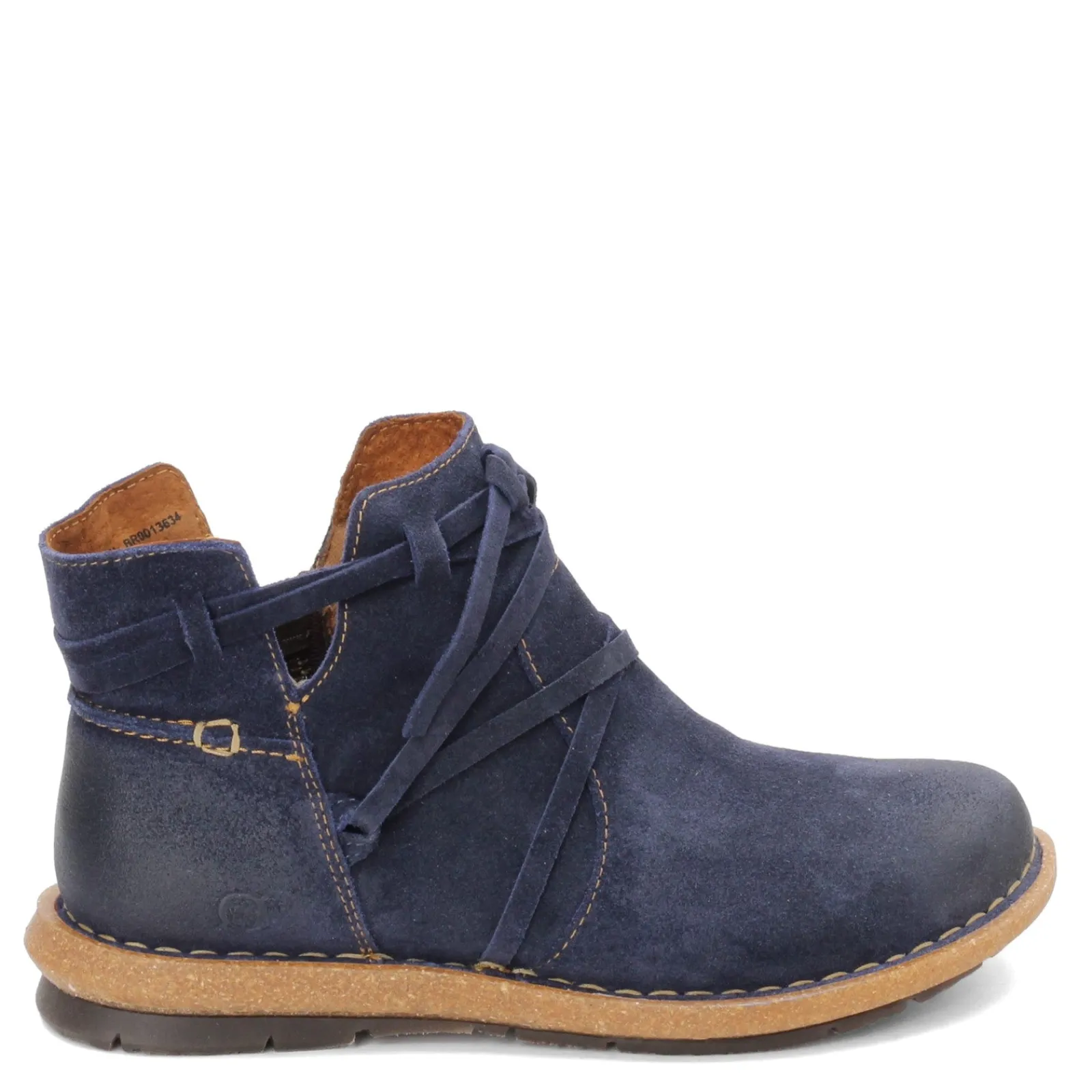 Born Boots|Women's , Tarkiln Ankle Boot Indigo Distressed