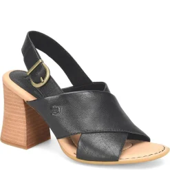 Born Pumps & Heels|Women's , Tessa Sandal Black