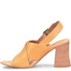 Born Pumps & Heels|Women's , Tessa Sandal Yellow