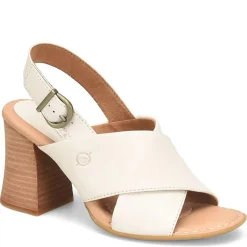 Born Pumps & Heels|Women's , Tessa Sandal White