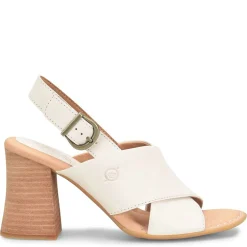 Born Pumps & Heels|Women's , Tessa Sandal White