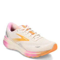 Brooks Sneakers & Athletic|Women's , Adrenaline GTS 23 Running Shoe White Sand/Sunset/Fuchsia