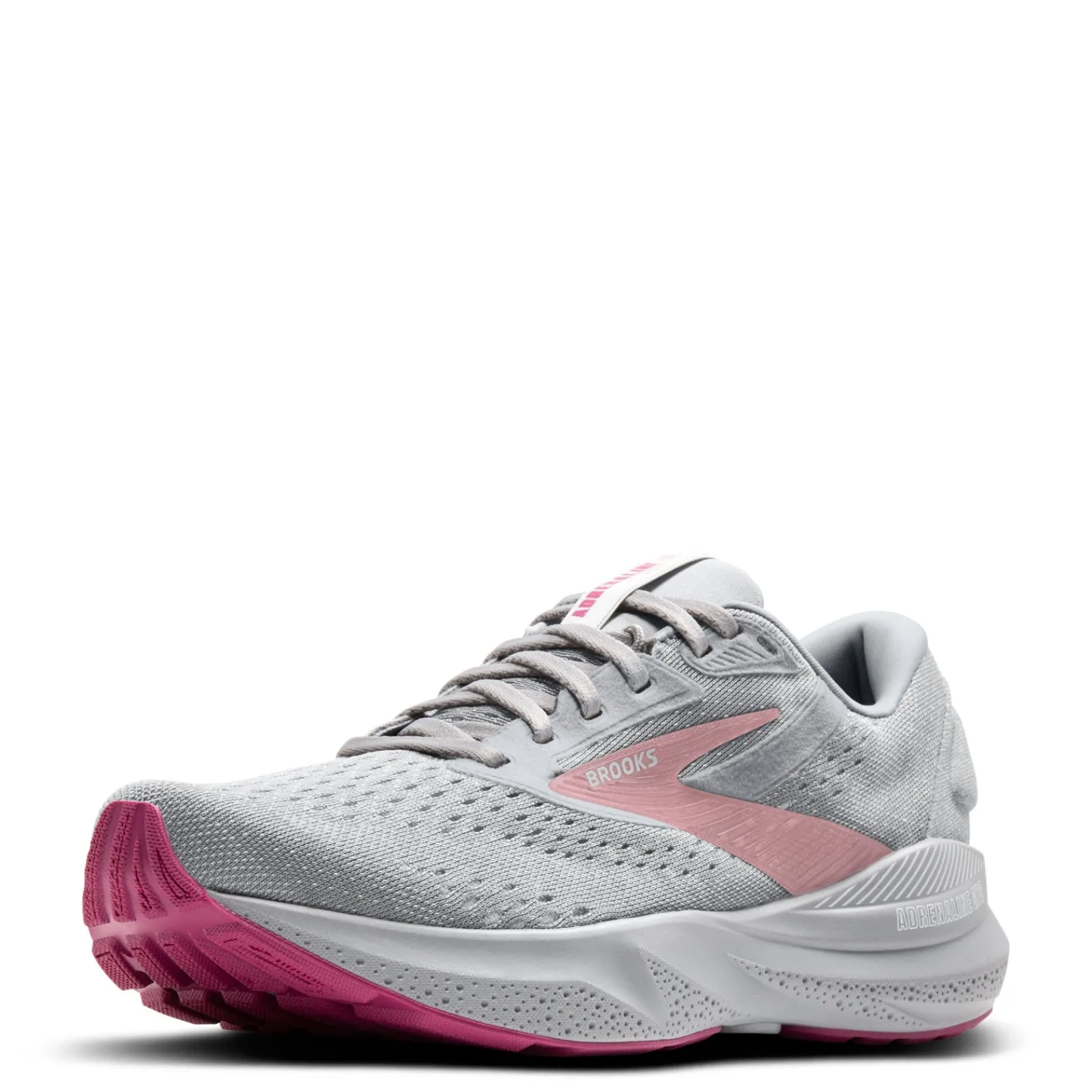Brooks Sneakers & Athletic|Women's , Adrenaline GTS 24 Running Shoe - Wide Width Alloy/White/Zephyr