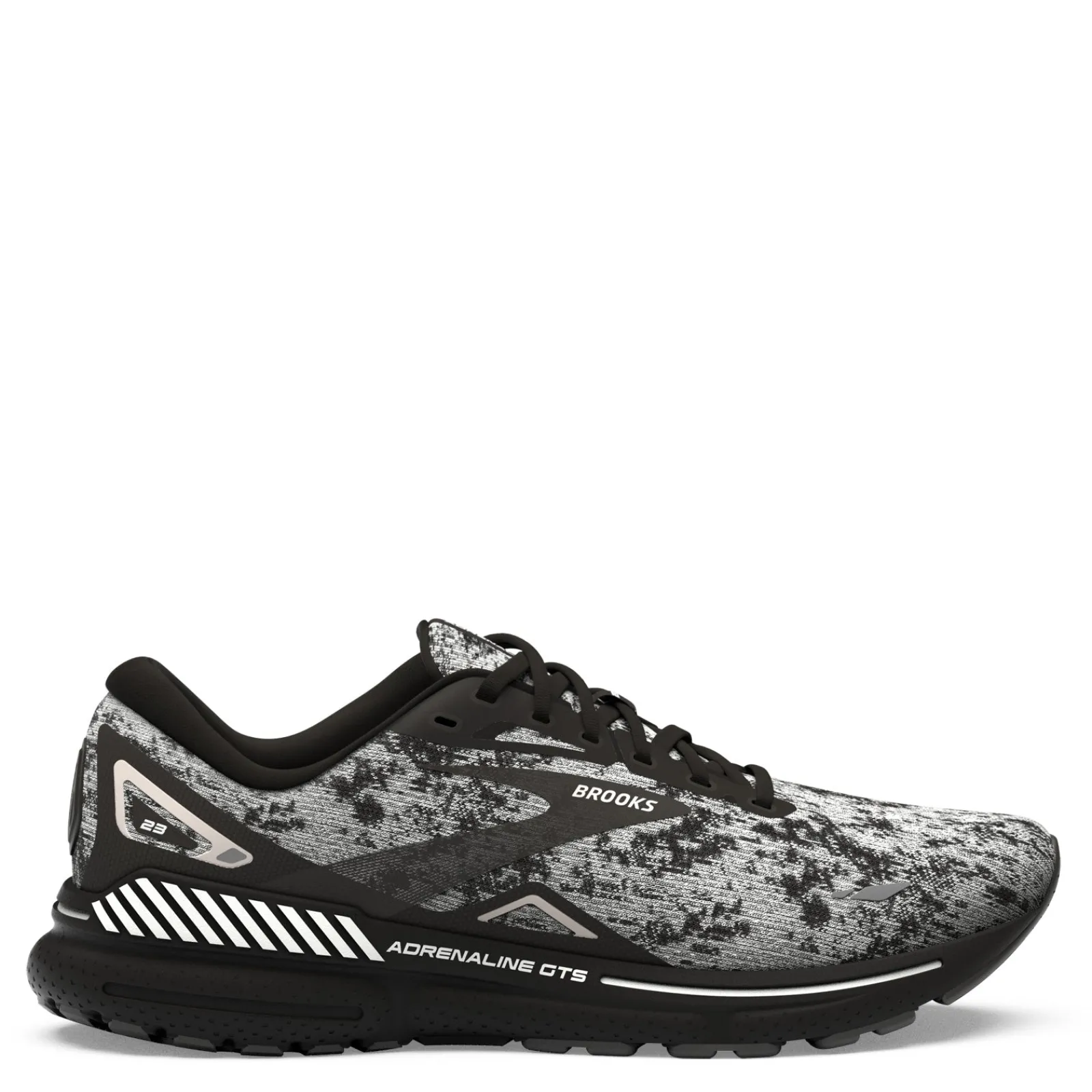 Brooks Sneakers & Athletic|Women's , Adrenaline GTS 23 Running Shoe - Wide Width White/Grey/Black