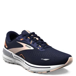 Brooks Sneakers & Athletic|Women's , Adrenaline GTS 23 Running Shoe Navy/Peach