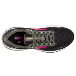 Brooks Sneakers & Athletic|Women's , Adrenaline GTS 23 Running Shoe - Wide Width Black/Pink/Green