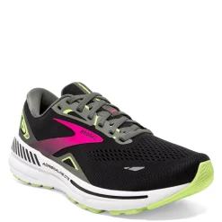 Brooks Sneakers & Athletic|Women's , Adrenaline GTS 23 Running Shoe Black/Pink/Green