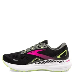 Brooks Sneakers & Athletic|Women's , Adrenaline GTS 23 Running Shoe Black/Pink/Green