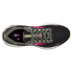 Brooks Sneakers & Athletic|Women's , Adrenaline GTS 23 Running Shoe Black/Pink/Green