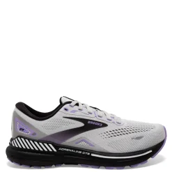 Brooks Sneakers & Athletic|Women's , Adrenaline GTS 23 Running Shoe Grey/Black/Purple