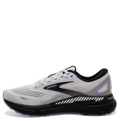 Brooks Sneakers & Athletic|Women's , Adrenaline GTS 23 Running Shoe Grey/Black/Purple