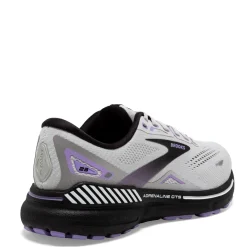 Brooks Sneakers & Athletic|Women's , Adrenaline GTS 23 Running Shoe Grey/Black/Purple