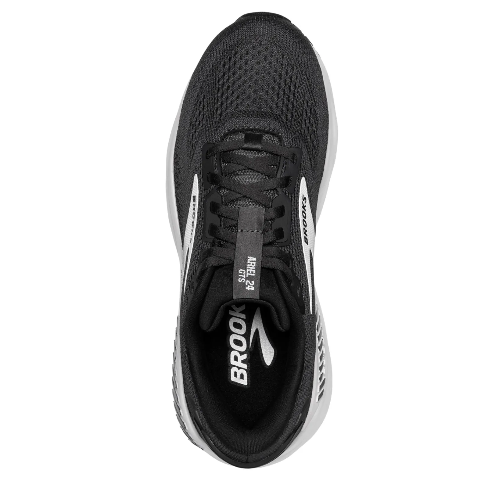 Brooks Sneakers & Athletic|Women's , Ariel GTS 24 Running Shoe Ebony/Black/White