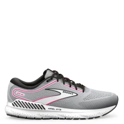 Brooks Sneakers & Athletic|Women's , Ariel GTS 23 Running Shoe - Wide Width Grey/Black/Pink