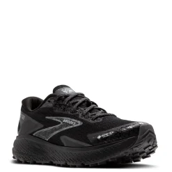 Brooks Sneakers & Athletic|Women's , Divide 5 GTX Trail Running Shoe Black/Alloy/Primer Grey