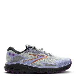 Brooks Sneakers & Athletic|Women's , Divide 5 Trail Running Shoe Mercury/Ebony/Sweet Lavender