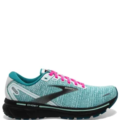 Brooks Sneakers & Athletic|Women's , Ghost 14 Running Shoe White/Black/Blue