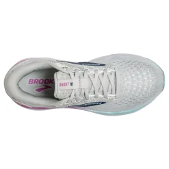 Brooks Sneakers & Athletic|Women's , Ghost 16 Running Shoe White/Grey/Estate Blue