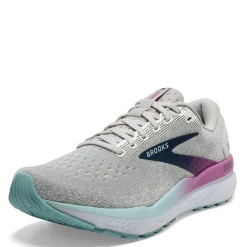 Brooks Sneakers & Athletic|Women's , Ghost 16 Running Shoe - Wide Width White/Grey/Estate Blue