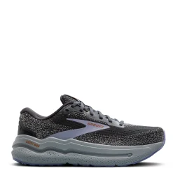 Brooks Sneakers & Athletic|Women's , Ghost Max 2 Running Shoe - Wide Width Ebony/Sweet Lavender/Alloy