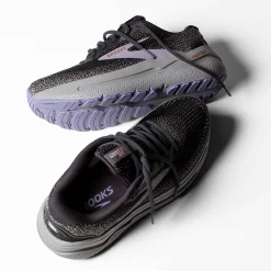Brooks Sneakers & Athletic|Women's , Ghost Max 2 Running Shoe - Wide Width Ebony/Sweet Lavender/Alloy