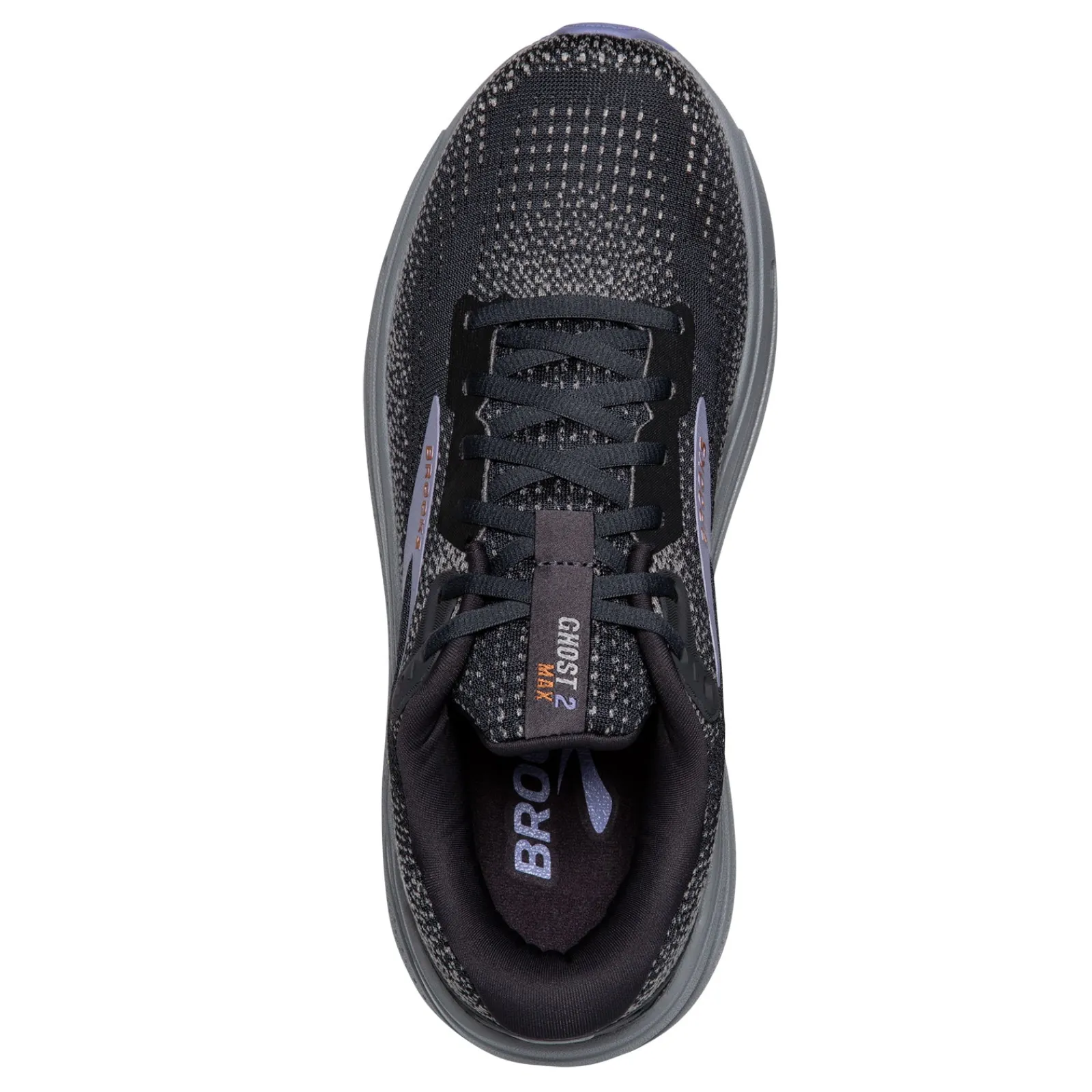 Brooks Sneakers & Athletic|Women's , Ghost Max 2 Running Shoe Ebony/Sweet Lavender/Alloy
