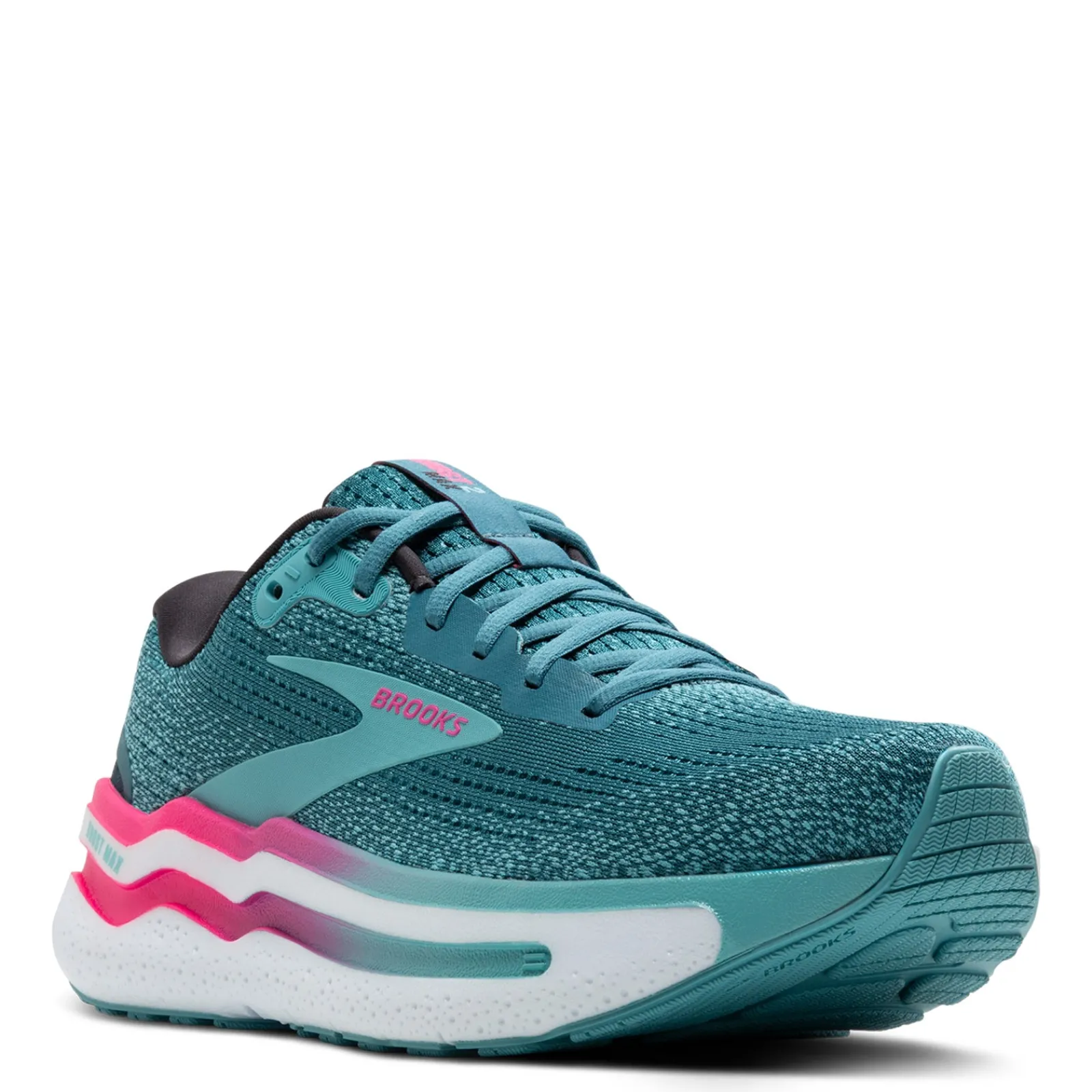 Brooks Sneakers & Athletic|Women's , Ghost Max 2 Running Shoe Storm Blue/Knockout Pink/Aqua